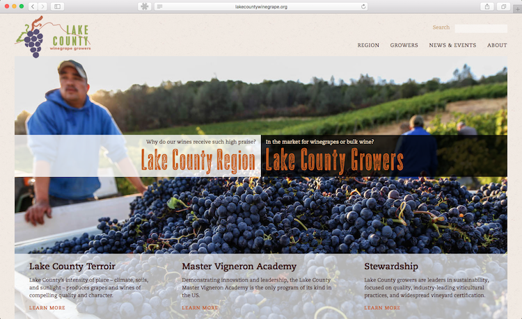Lake County Winegrape Commission Website